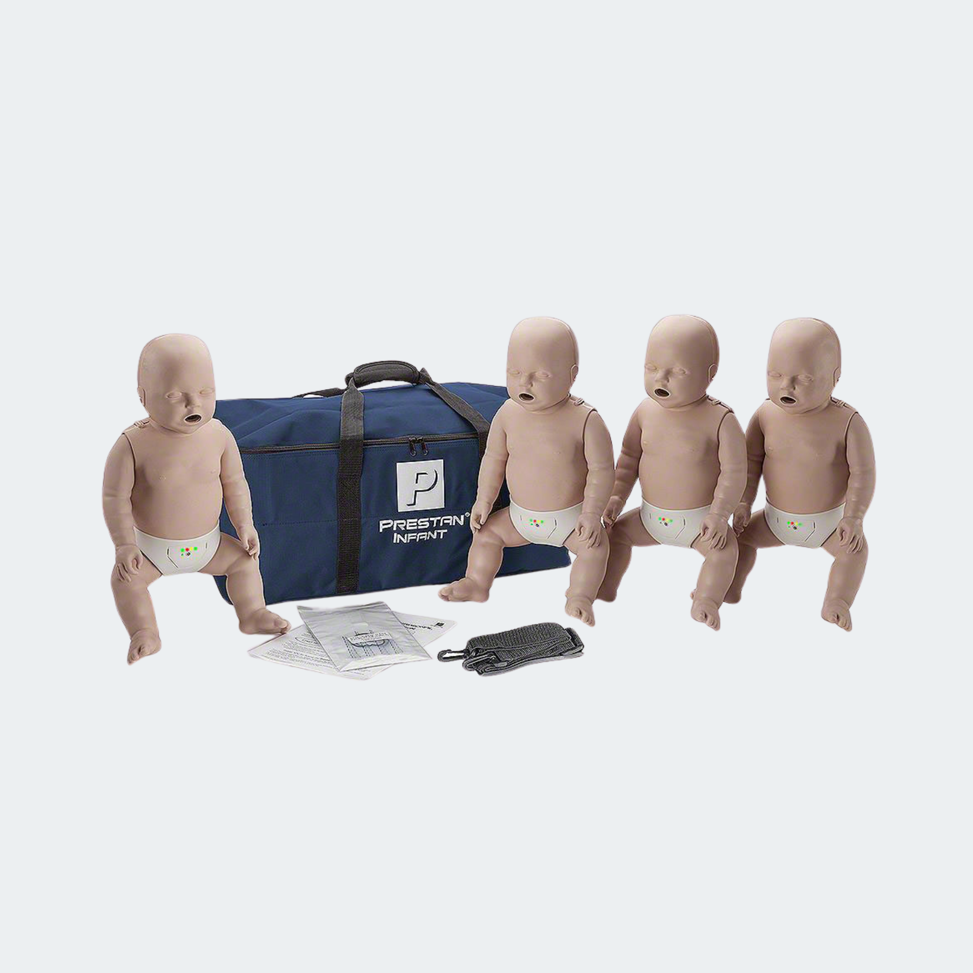 PRESTAN Professional Infant Medium Skin Manikin 4-Pack with CPR Monitor
