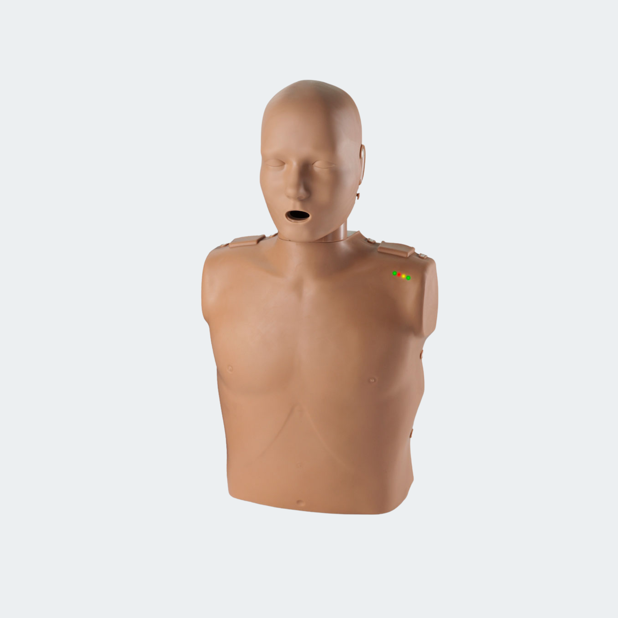 PRESTAN Professional Manikin (Single), Adult Dark Skin with CPR Monitor Part #: PP-AM-100M-DS