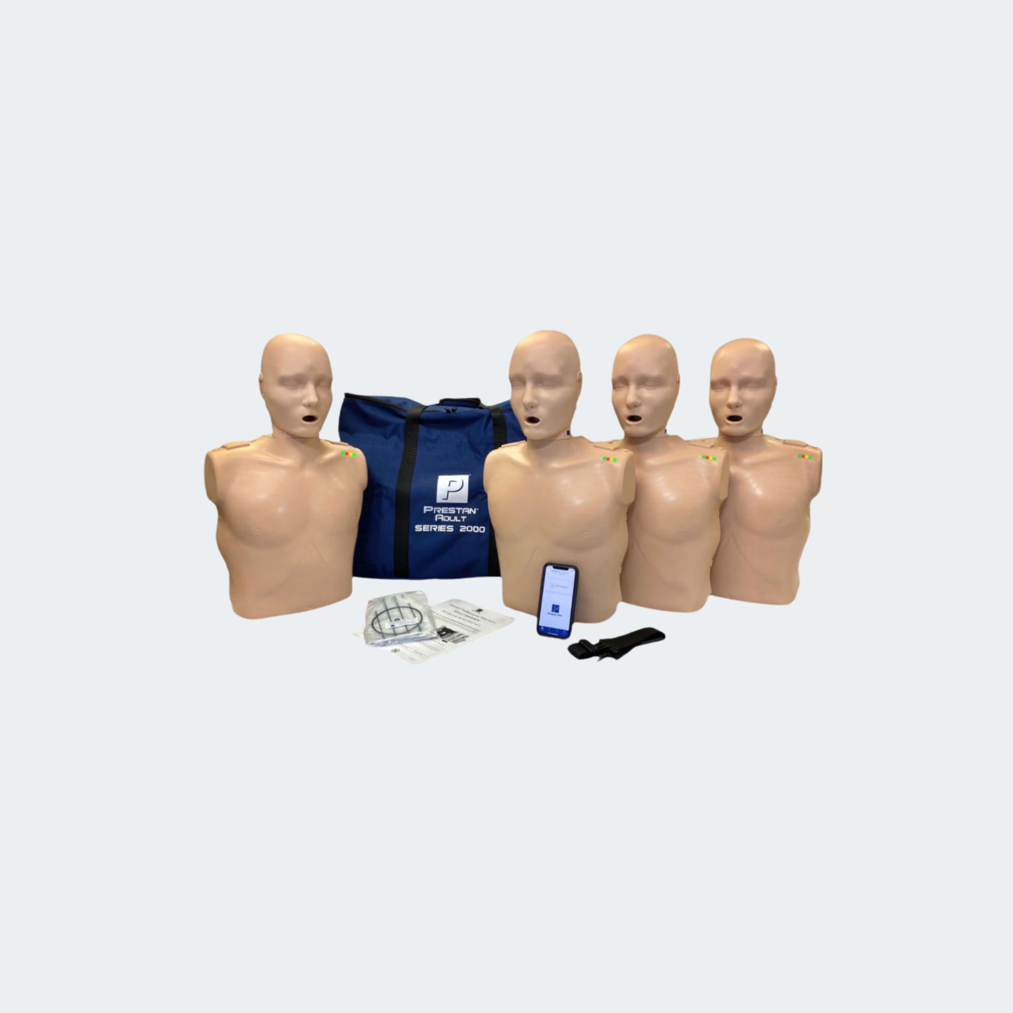 PRESTAN Professional Series 2000 Adult Manikin (4-Pack) Medium Skin Tone Part #: PP-AM-2000-4-MS