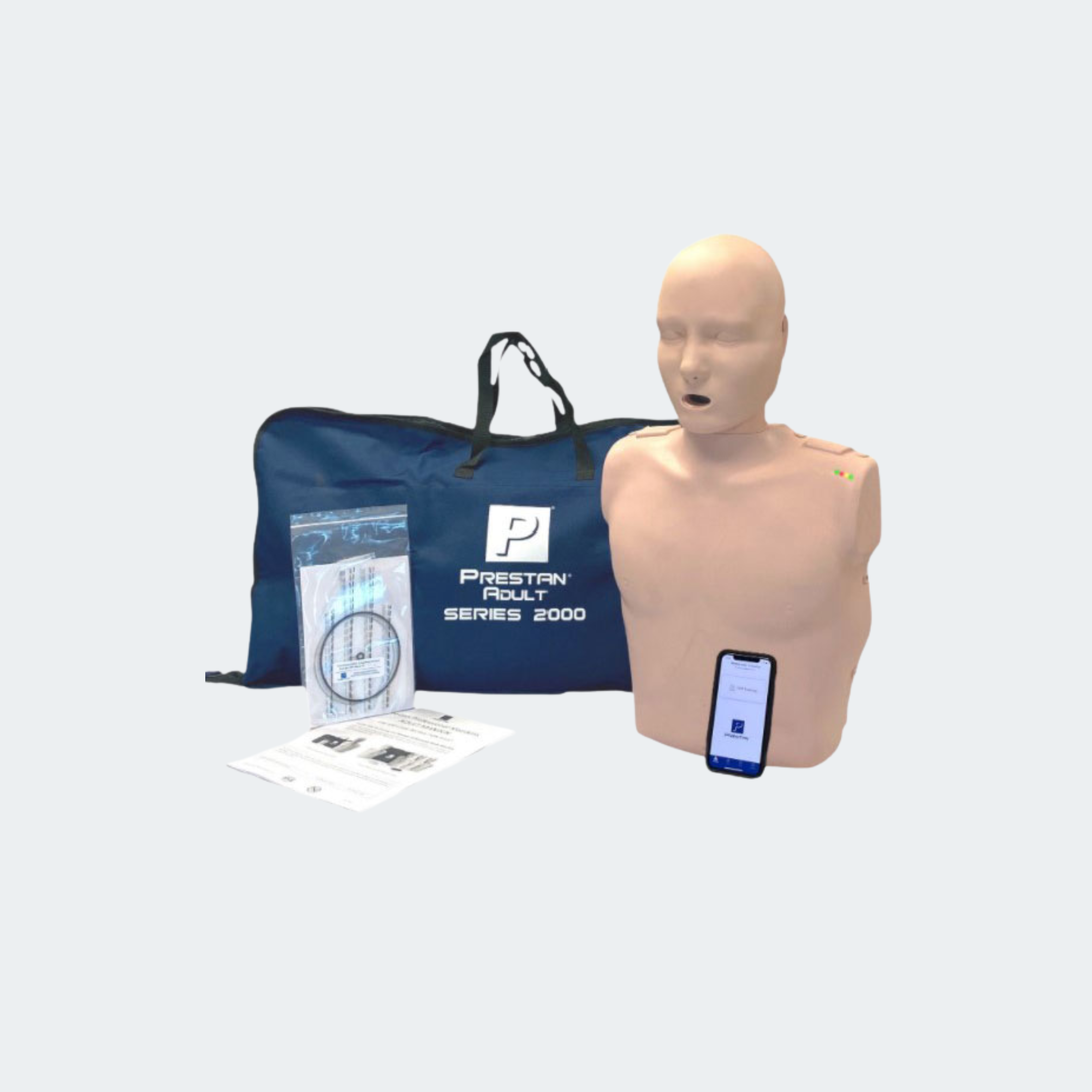 PRESTAN Professional Series 2000 Adult Manikin (Single) Dark Skin Tone Part #: PP-AM-2000-1-DS