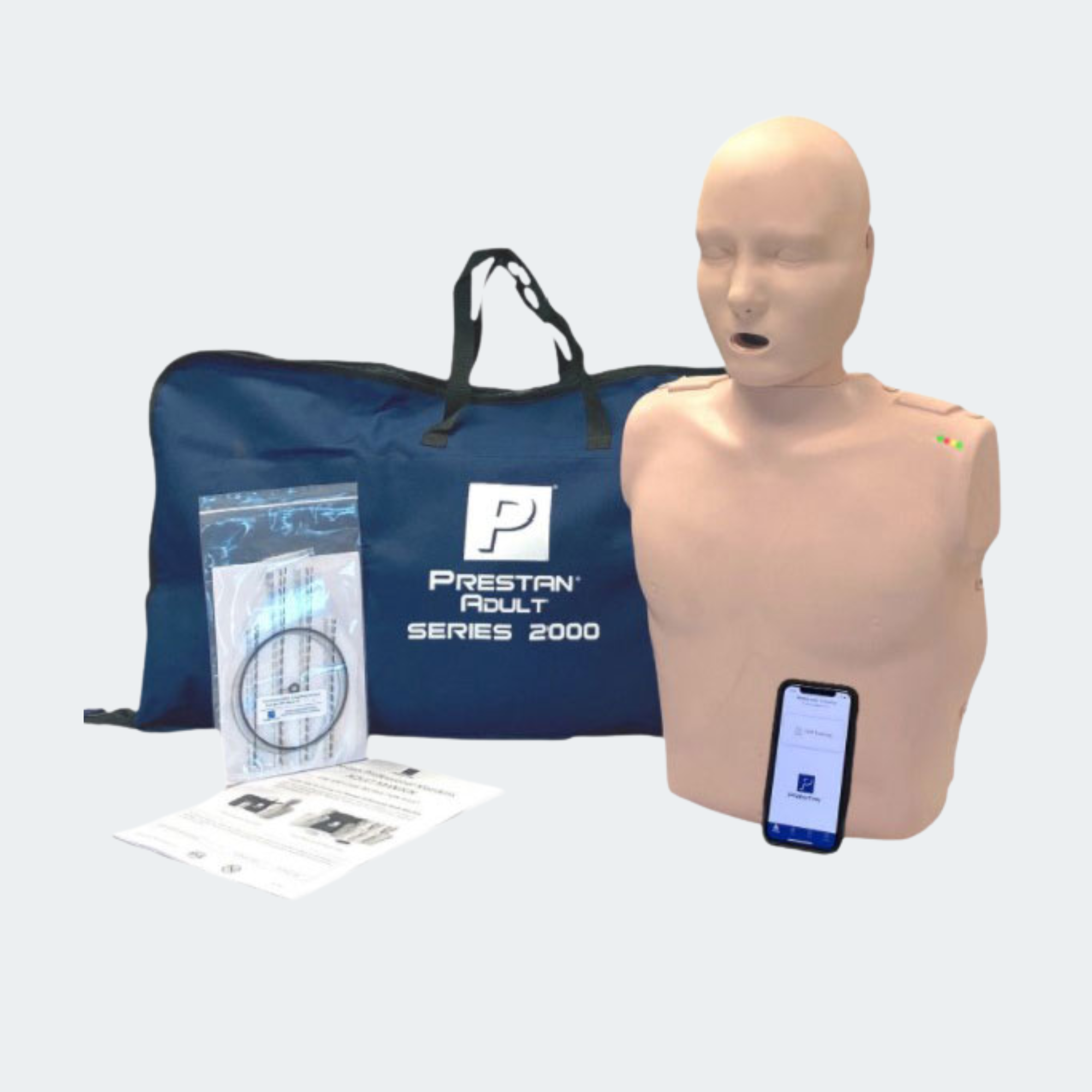 PRESTAN Professional Series 2000 Adult Manikin (Single) Medium Skin Tone Part #: PP-AM-2000-1-MS