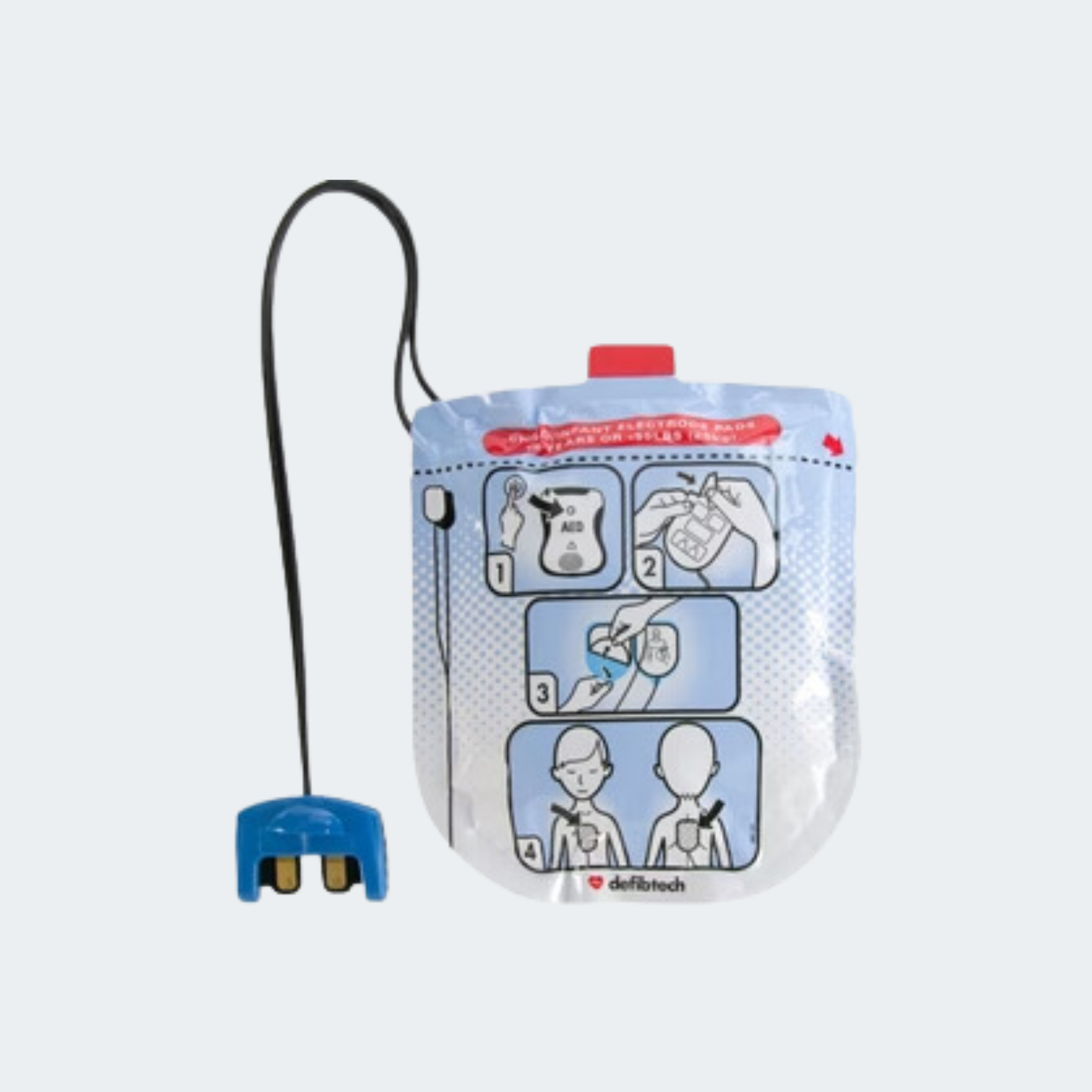 Pediatric Electrodes for Defibtech Lifeline VIEW/ECG/PRO AED - DDP-2002