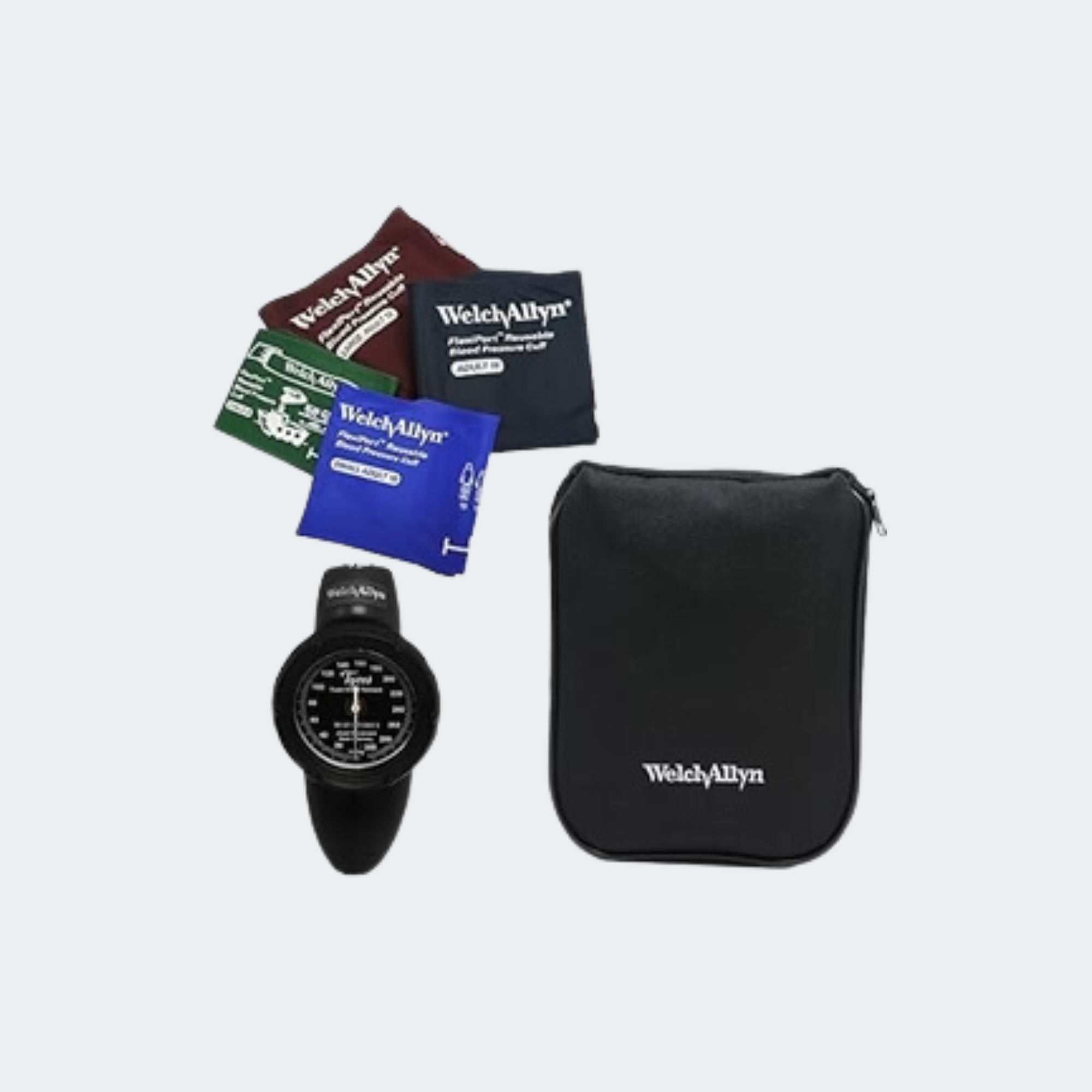 Platinum Series Hand Aneroid Set, Family Practice Kit , 4 Cuffs
