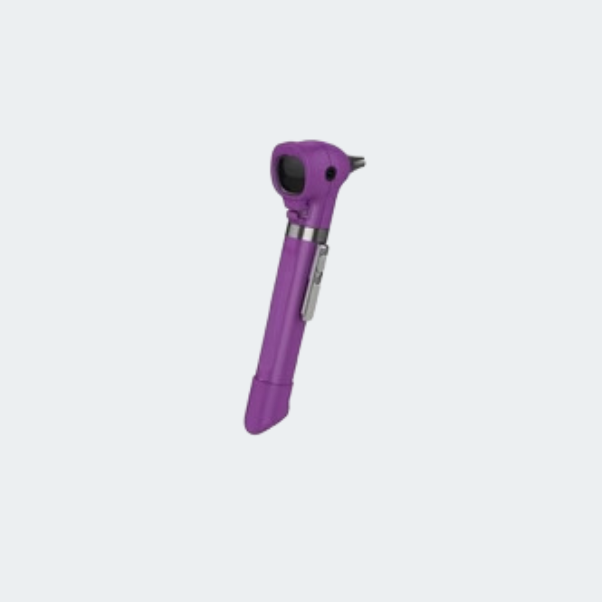 Pocket Otoscope with Soft Case, LED Fiber Optic, 3.5V, Purple (US Only)