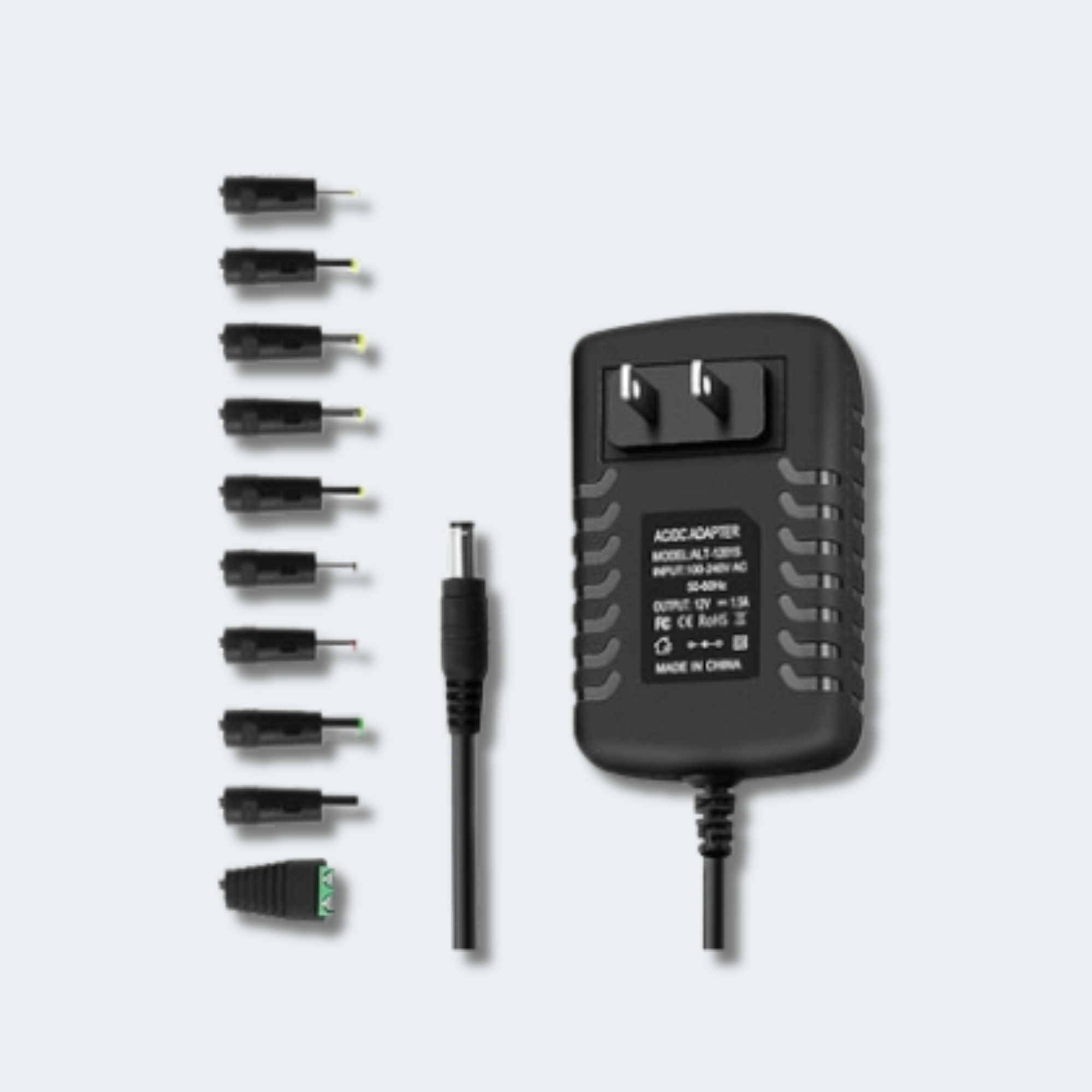Power Supply Set, 100-240 V, 50-60 Hz AC, IEC Plug Type-B, -C, -G and -I 
