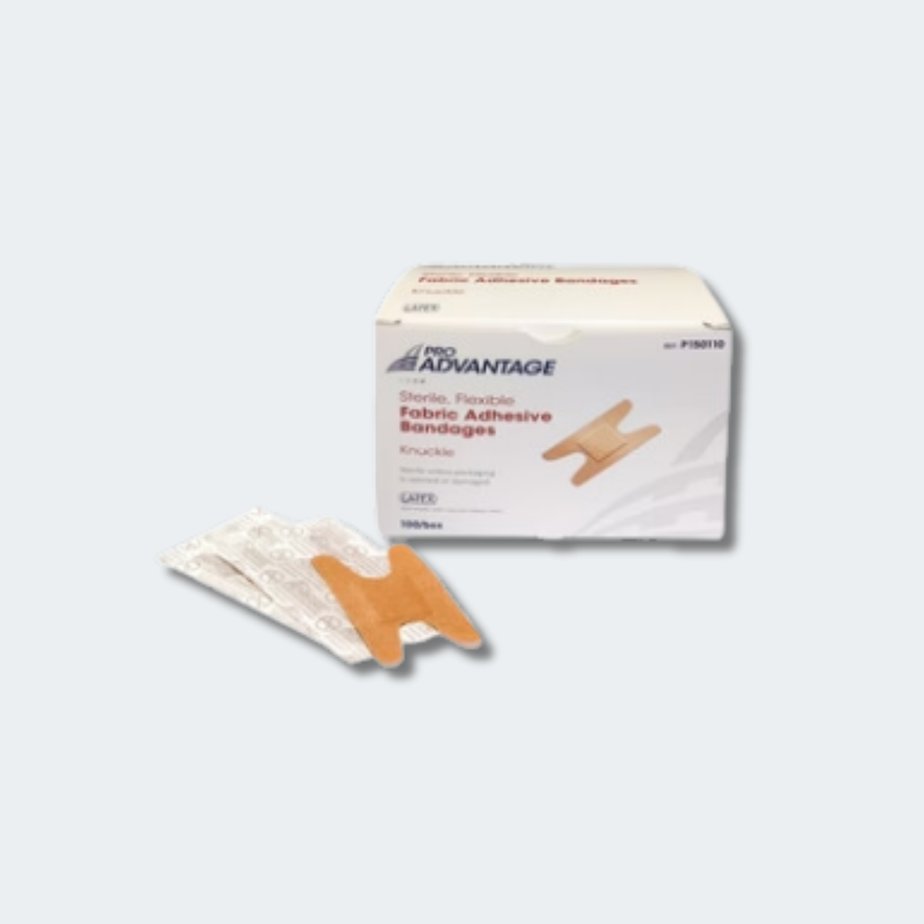 ProAdvantage Adhesive Bandage, Knuckle Bands, 1 1/2" x 3"