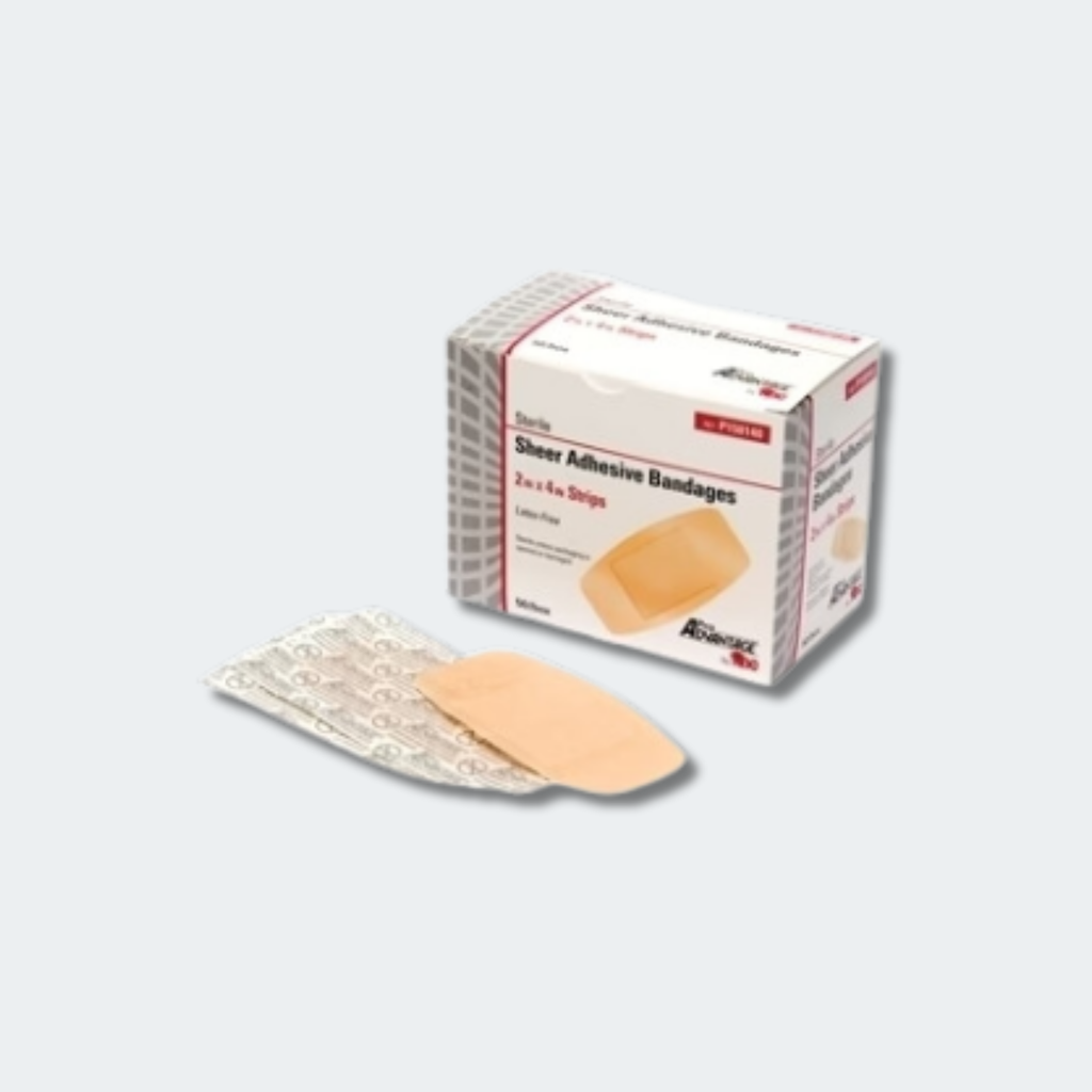 ProAdvantage Sheer Adhesive Bandages 2"X4"
