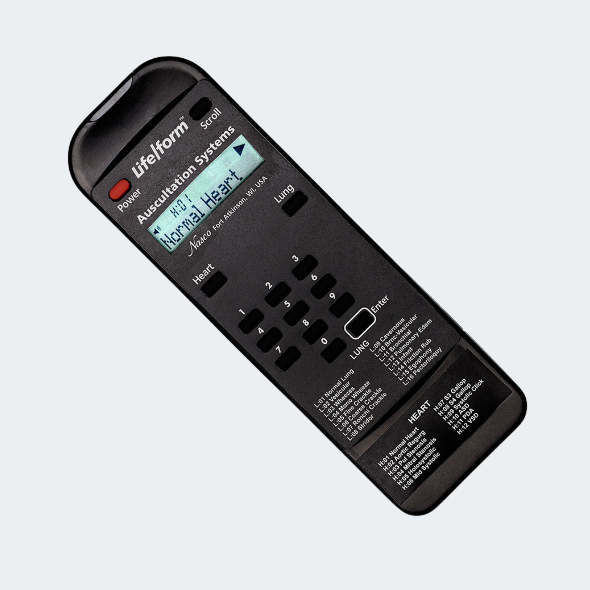 Remote for the Life/form Auscultation Trainer Part #: LF01148U