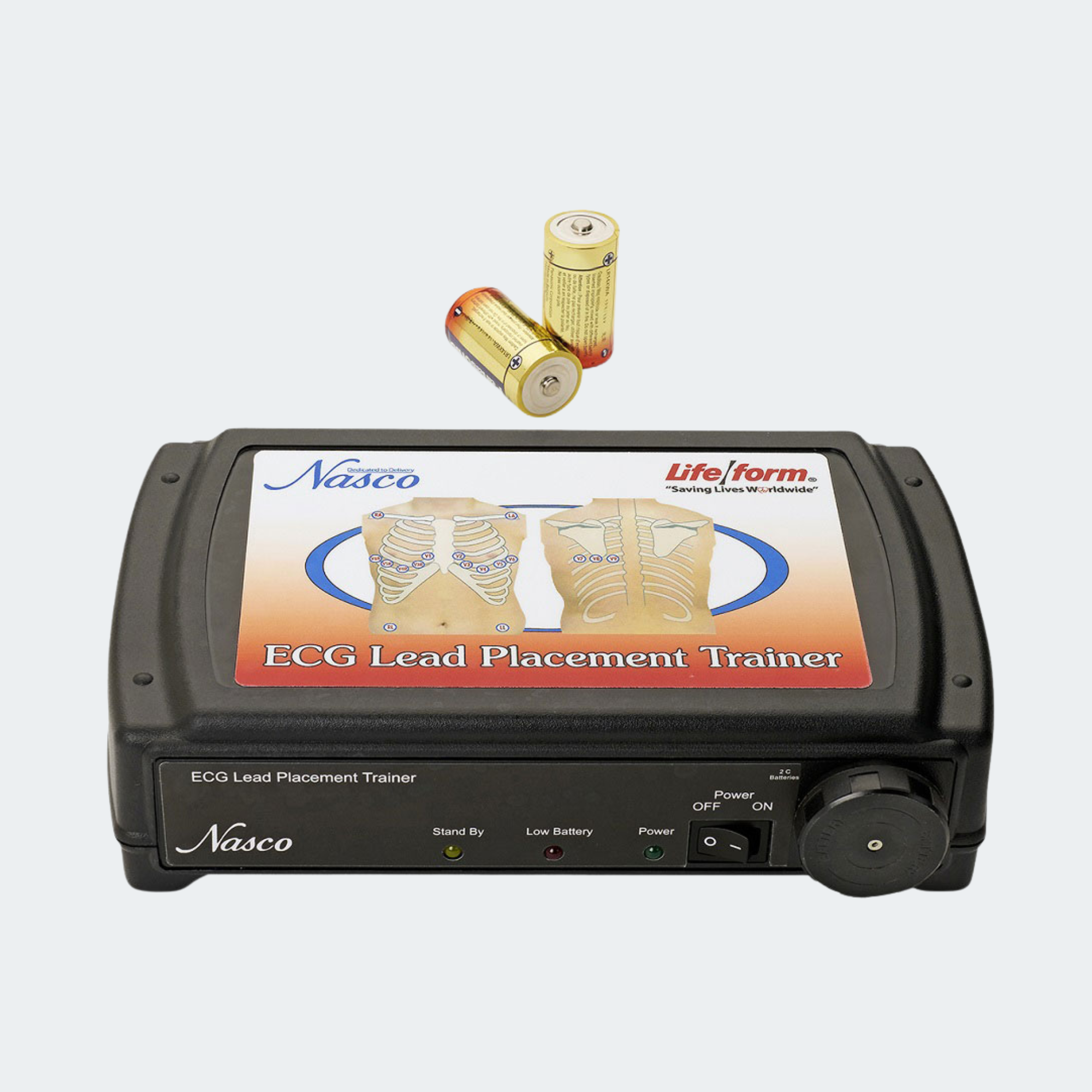 Replacement Electronics Box for the Life/form 15-Lead ECG Placement Trainer Part #: LF01301U