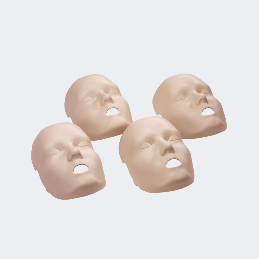 Replacement Face Skins for the PRESTAN Professional Child Medium Skin Manikin (4-pack) Part #: RPP-CFACE-4-MS
