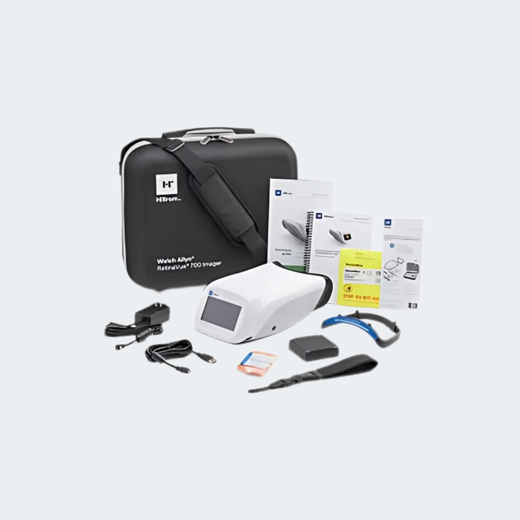 RetinaVue 700 Imager with Premium Hard Storage Case, 100-240 V, 50-60 Hz AC, 3200 mAh Lithium-Ion 7.2 V Battery, IEC Plug Type-B
