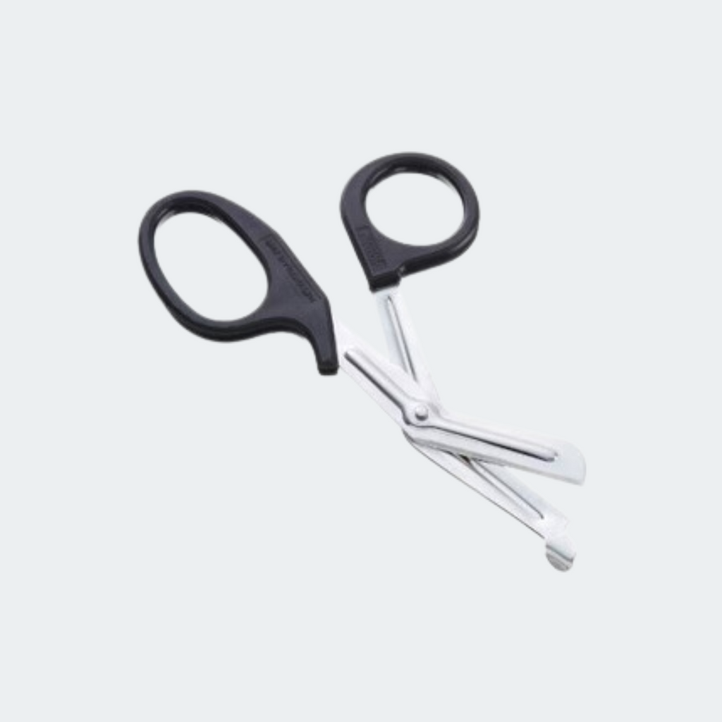 Scissors, 5.5", Stainless Steel with Black Handle