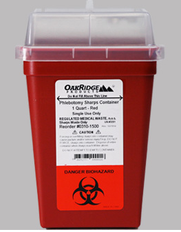 1 Quart Phlebotomy Sharps Containers 0310-1500