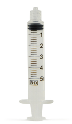 BD Syringe Only Luer-Lok Tip 5mL