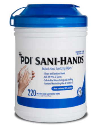 Sani-Hands Sanitizing Wipe Ethyl Alcohol