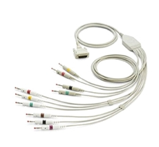 Accessories: 10-Lead ECG Cable, CP50 and/or CP150, Banana, 1.5 Meter, AHA