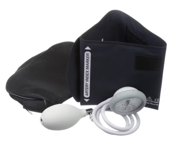 DuraShock Integrated Aneroid Sphygmomanometer, Includes: Adult Cuff, Case with Bumper Variety Pack (US Only)