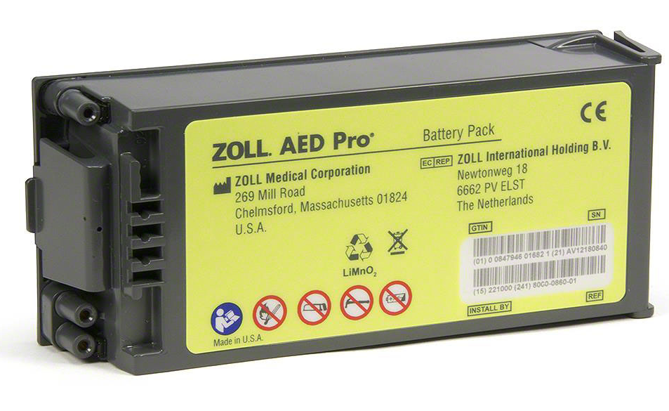 ZOLL AED Pro Non-Rechargeable Lithium Battery