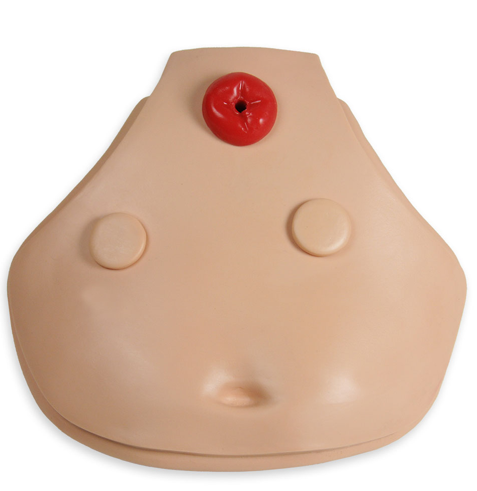 Laerdal Adult Belly Plate 3-Hole Part #: 300-02150