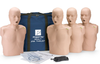 PRESTAN Professional Adult Jaw Thrust Medium Skin Manikin (4-Pack) with CPR Monitor Part #: PP-JTM-400M-MS