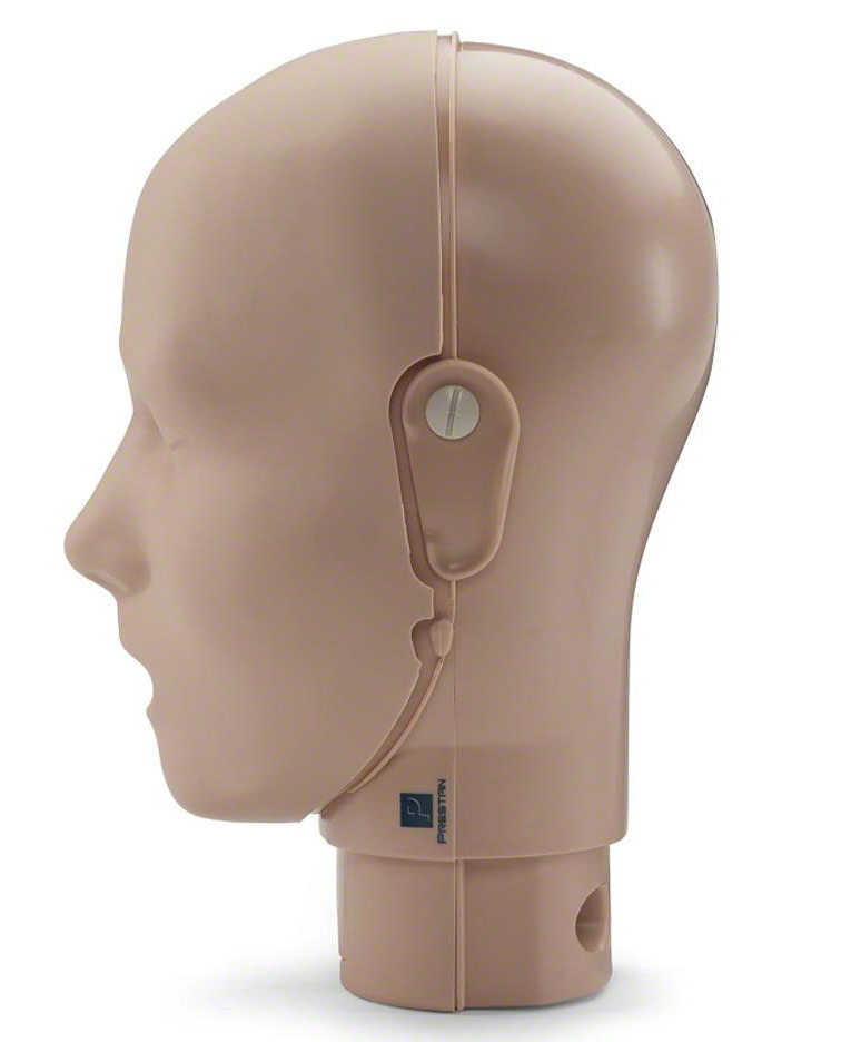 PRESTAN Medium Head Assembly for the Professional Medium Skin Adult Manikin Part #: RPP-AHEAD-1-MS