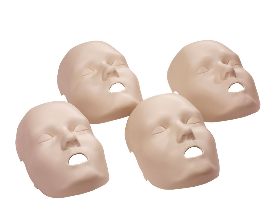 Replacement Face Skins for the PRESTAN Professional Child Medium Skin Manikin (4-pack) Part #: RPP-CFACE-4-MS