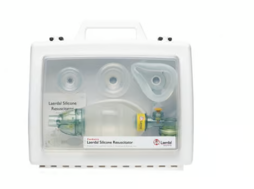 Laerdal LSR Reusable Pediatric Complete Resuscitator with Display Case Part #: 86005533