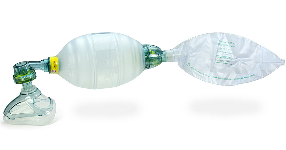 Laerdal LSR Reusable Resuscitator Standard w/Adult Mask 4-5+ Part #: 87005233