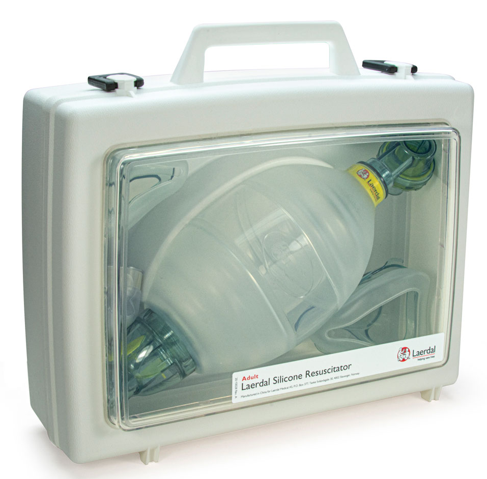Laerdal LSR Reusable Adult Complete Resuscitator with Display Case Part #: 87005533
