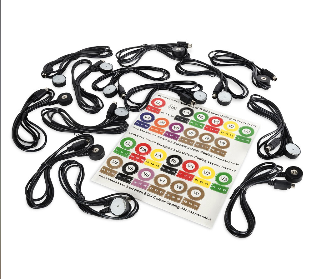Replacement Leads for the Life/form 15-Lead ECG Placement Trainer