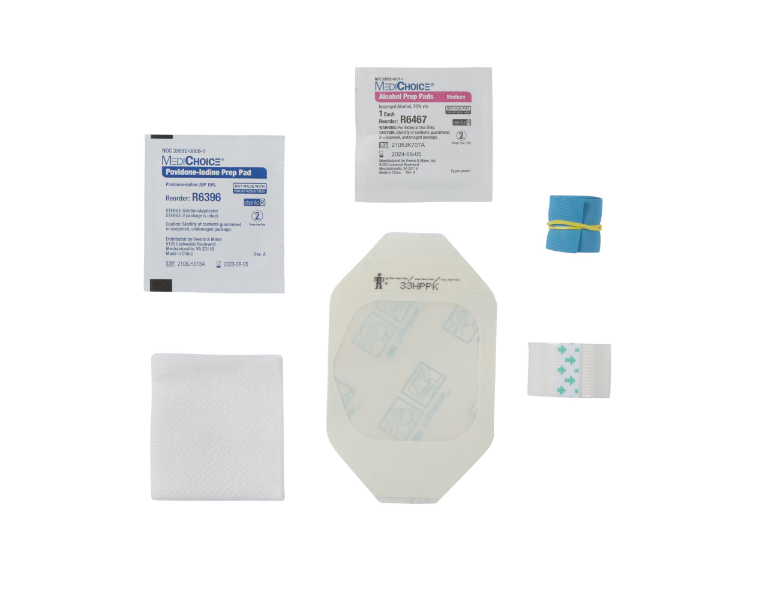 25-5862- : IV SitePrep Start Kit w/ PVP Tegaderm No Needle