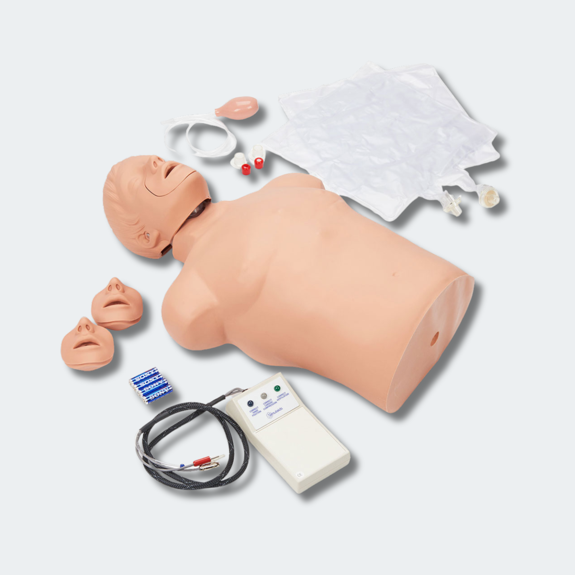 Simulaids Brad Manikin w/Electronics & Carry Bag, 100-2850