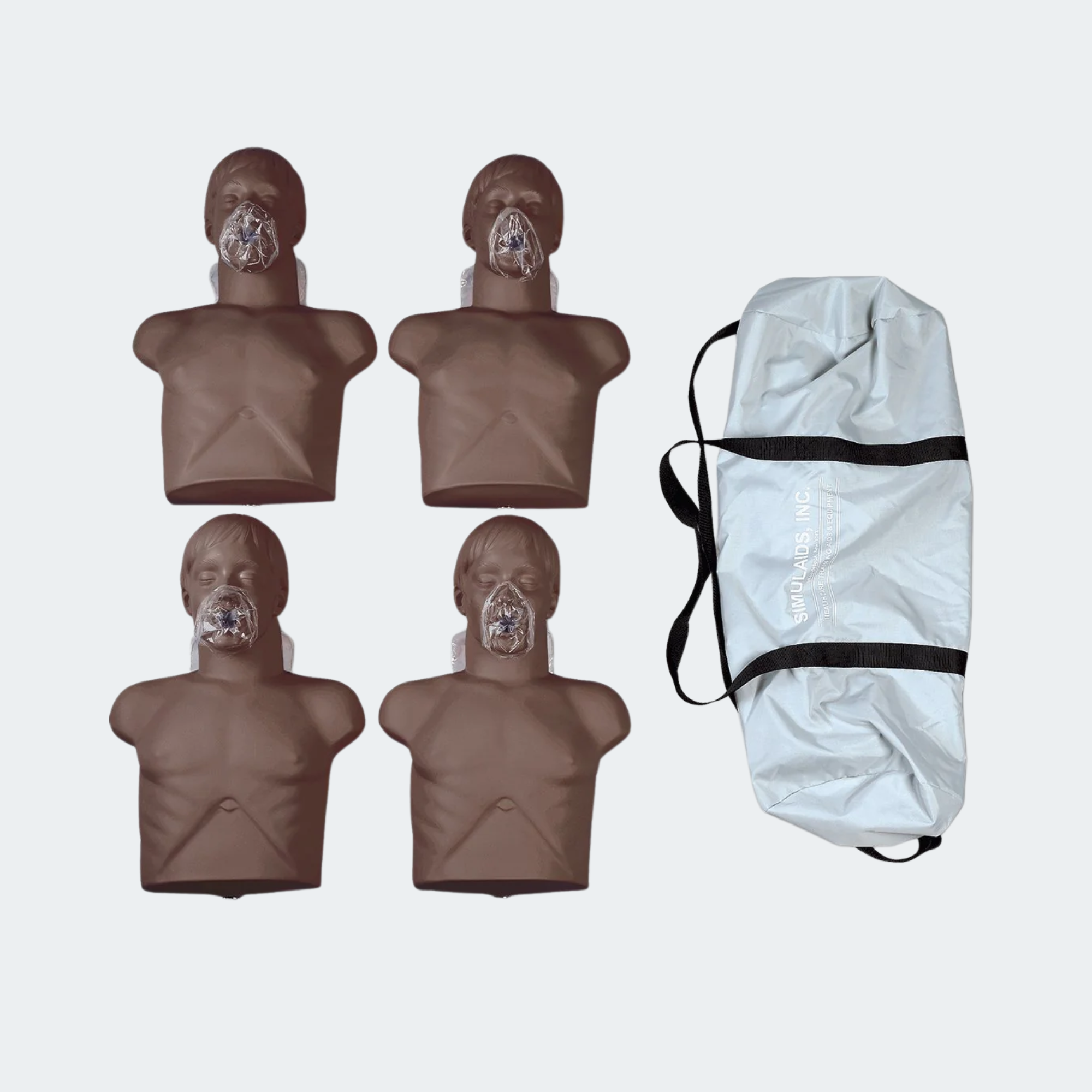 Simulaids,Economy Adult Sani-Manikin - 4-Pack - Dark