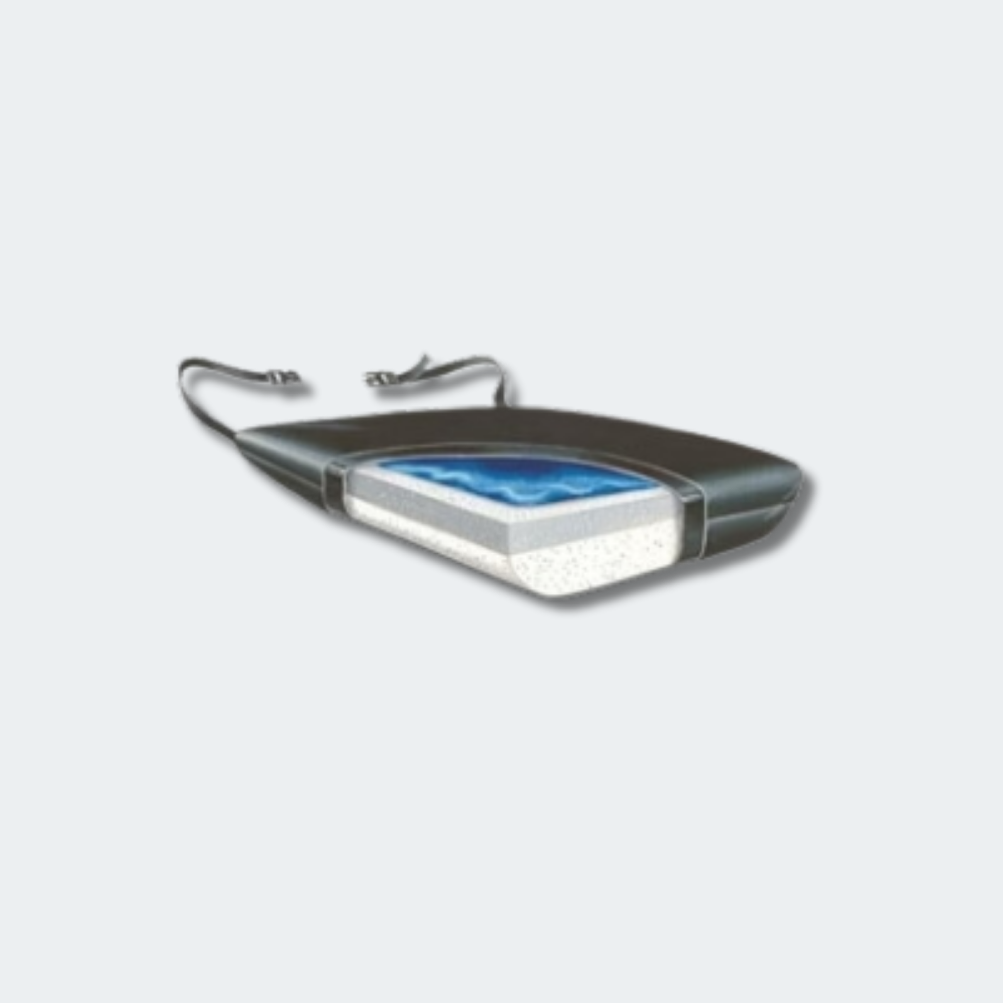 Skil-Care 754132 16 in. Ultra-Cushion Wedge Gel-Foam Vinyl Cushion with LSI Cover
