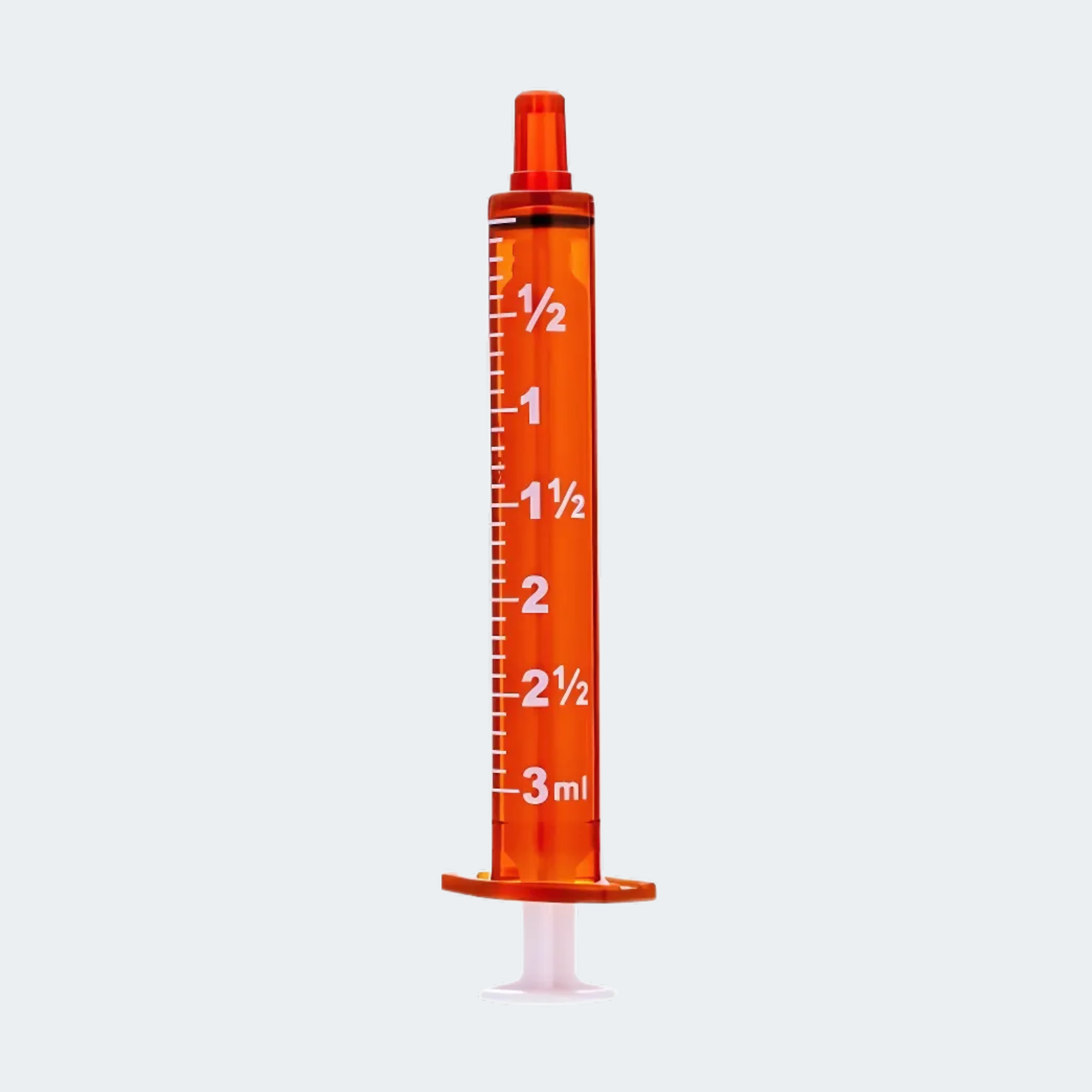 Sol-M 1mL Oral Syringe Clear w/ Tip Cap - O-Ring SKU:ORL070