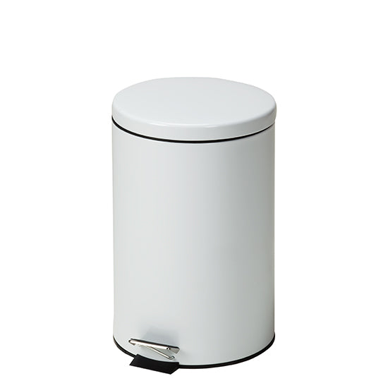 Medium Round White Waste Receptacle