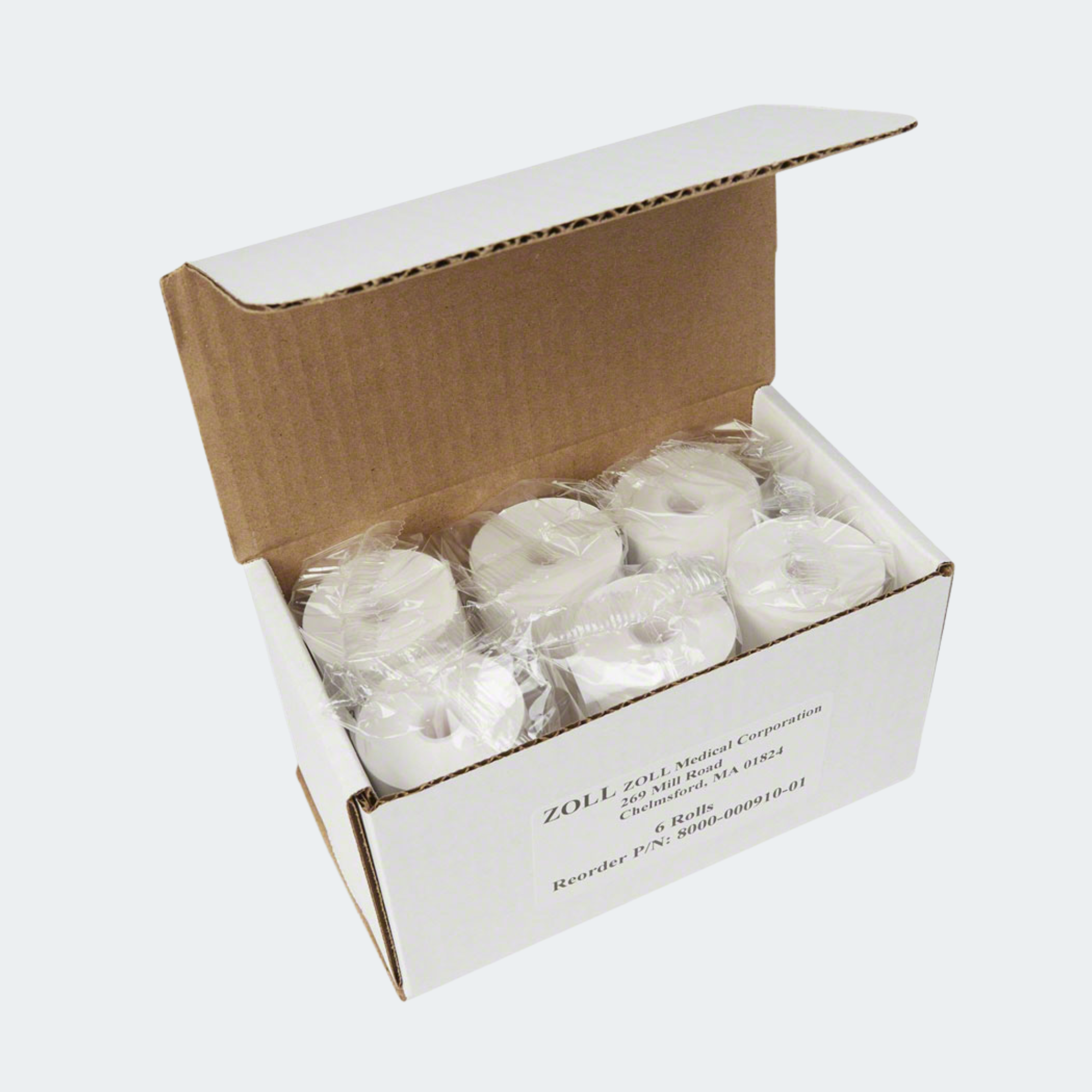 Thermal Paper w/Grid 6 Rolls for ZOLL R and X Series Monitor/Defibrillator Part #: 8000-000876-01