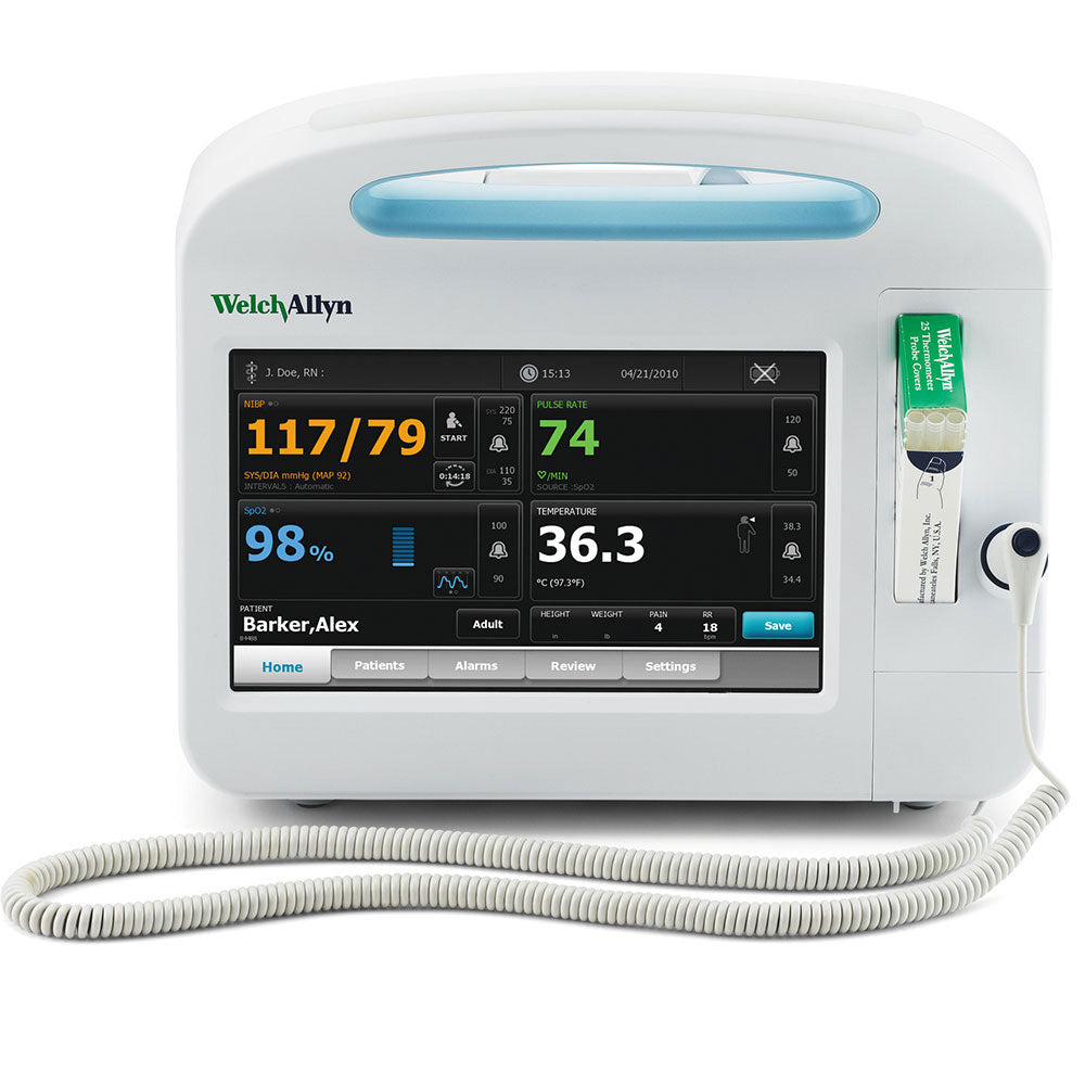 Welch Allyn CONNEX 6700 Vital Signs Monitor, Nellcor SpO2, SureTemp Plus, Printer