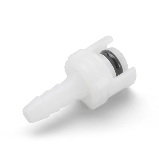 Plastic Male Locking Connector with Barbed End for 5/32" Tubing, use with Marquette 2-Tube Systems