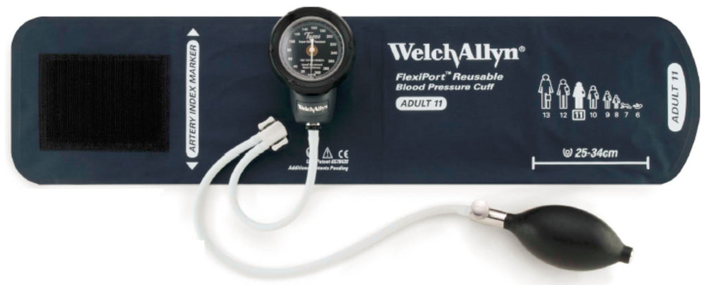 Welch Allyn Tycos DS48 Pocket Aneroid Sphygmomanometer with DuraShock Gear Free