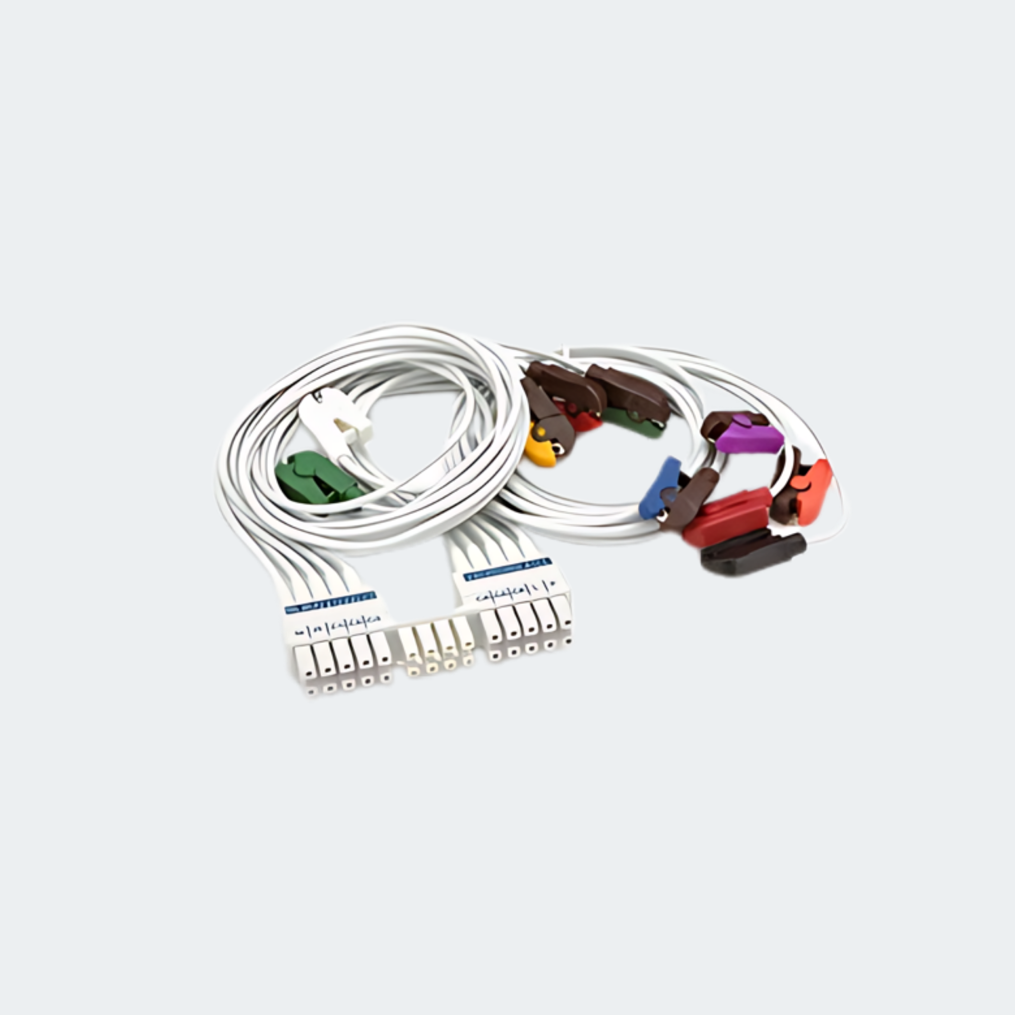 WAM/ AM12 10 Wire Replacement Lead Set, AHA Medi-Clip (for Stress) (US Only)