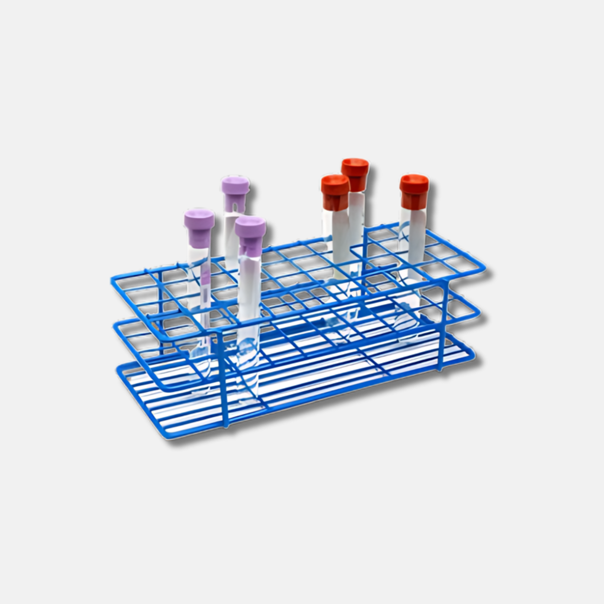 Wire Rack 16mm 6x12Rows 72Place BLUE HS23072