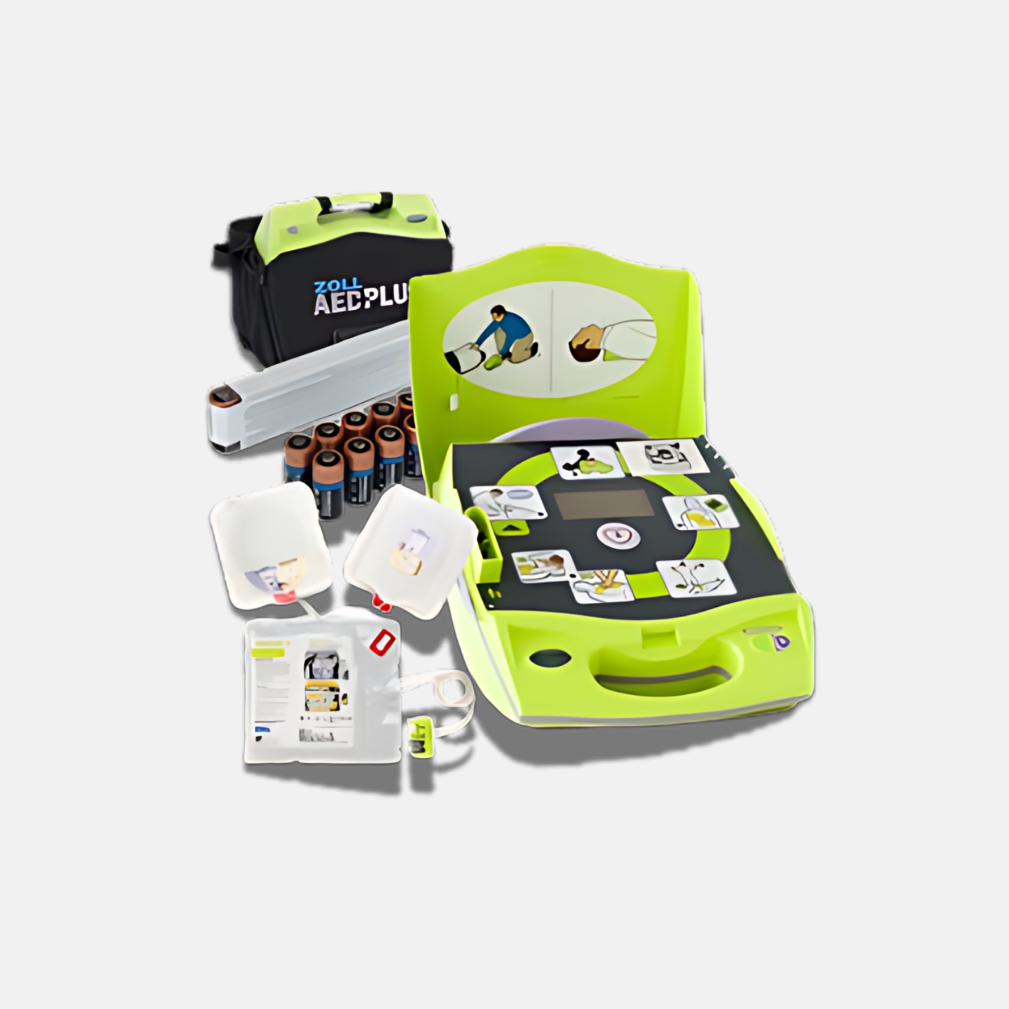 ZOLL AED PLUS PACKAGE REFURBISHED & BIOMED-CERTIFIED