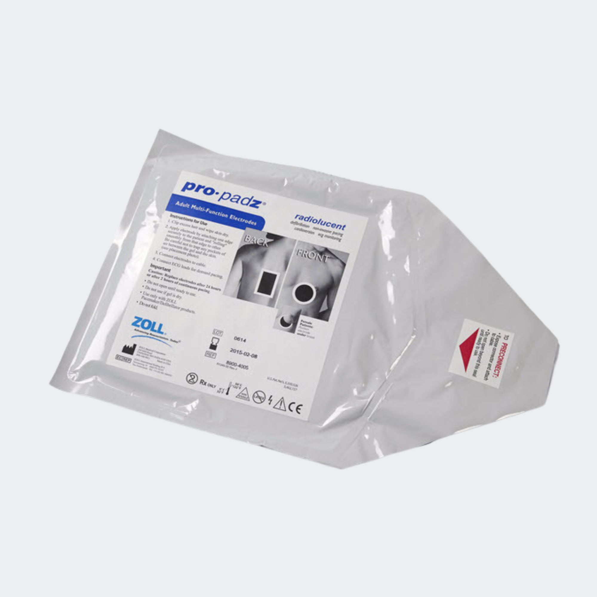 ZOLL Pro-padz Solid Gel Radiolucent Multi-Function Electrodes