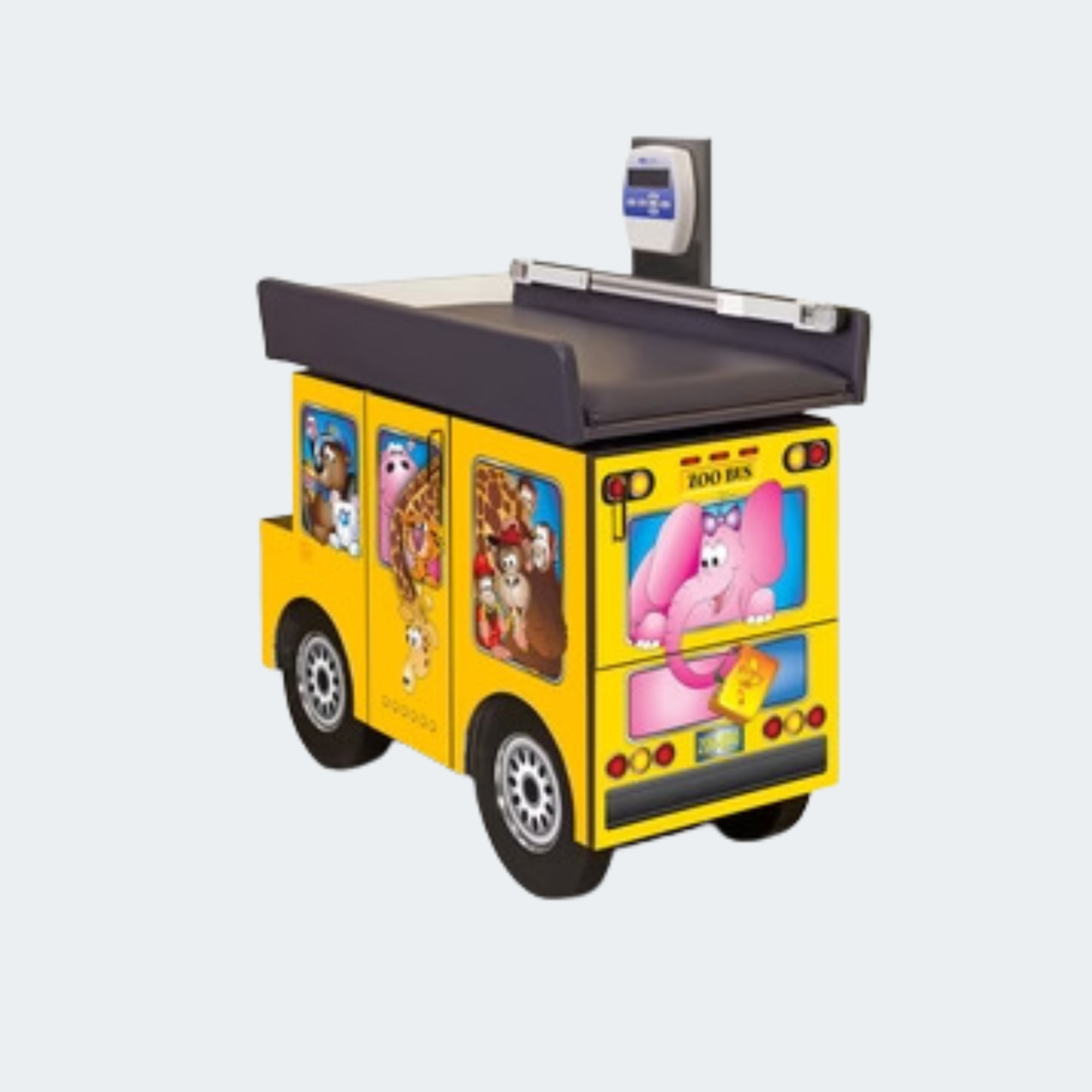 Zoo bus scale table