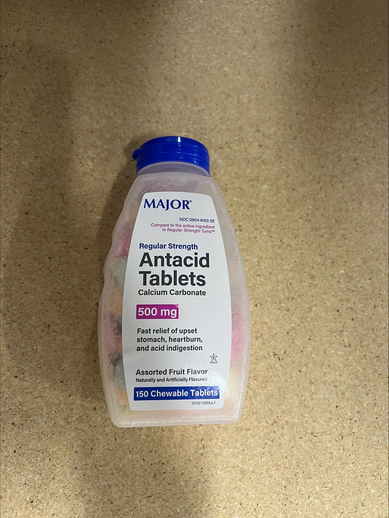 Calcium Antacid, Mixed Fruit Compare to Tums 500mg (150/BO)