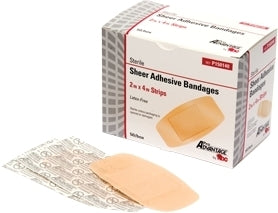 ProAdvantage Sheer Adhesive Bandages 2&quot;X4&quot;Pro AdvantageAdhesive BandagesAOSS Medical Supply