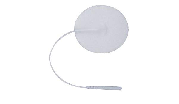 Bio-Protech PROTENS White Cloth Electrodes 48mm Round Wired 48R 1.88&quot; 4PKBio-ProtechElectrodeAOSS Medical Supply
