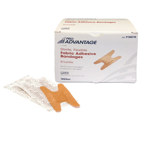 ProAdvantage Adhesive Bandage, Knuckle Bands, 1 1/2&quot; x 3&quot;ProadvantageAdhesive BandagesAOSS Medical Supply