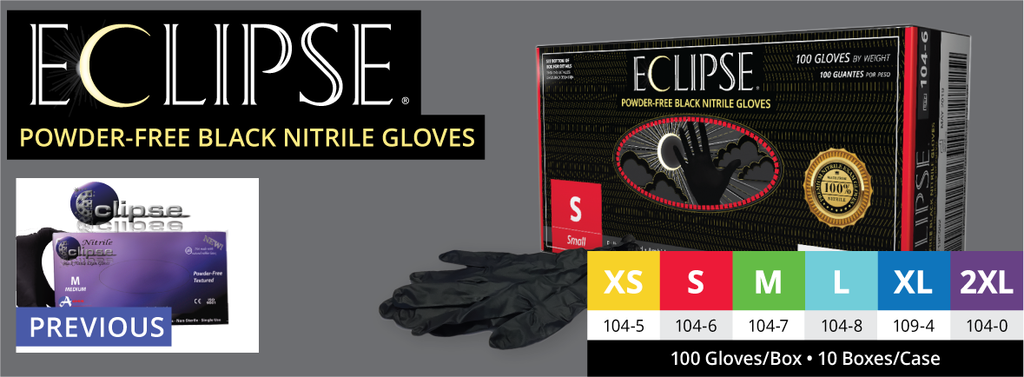 ECLIPSE Nitrile PF Exam Gloves (CASE)